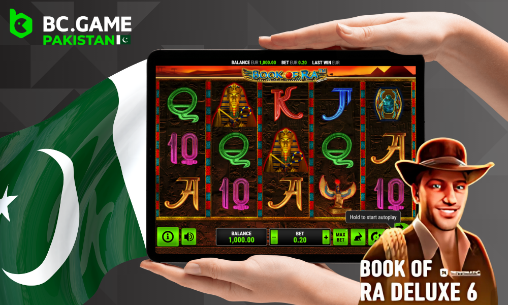 Play Book of RA Deluxe from BC Game