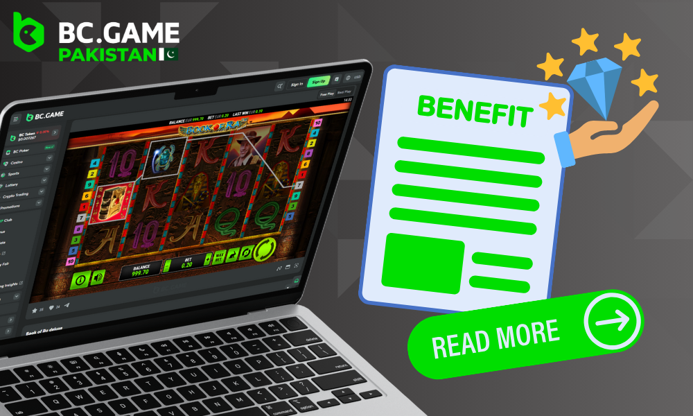 BC Game offers more benefits for Book of RA Deluxe