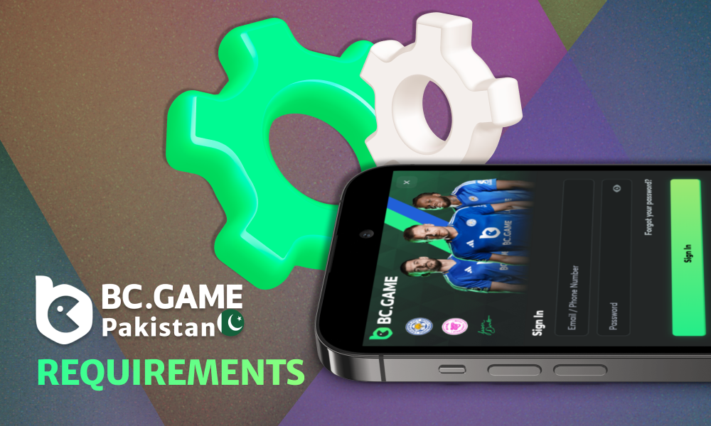 System requirements for the BC Game app on Android and iOS