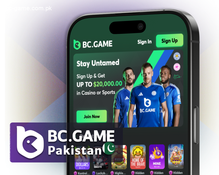 BC Game app for Android and IOS in Pakistan