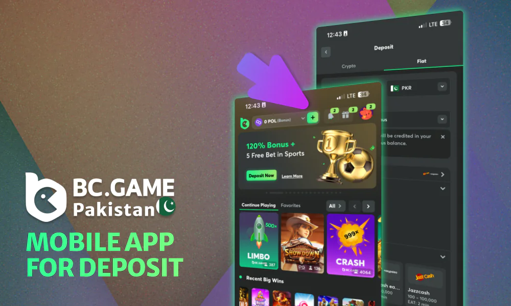 Guide to depositing funds through the BC Game mobile app